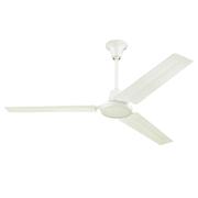 Westinghouse Jax Industrial-Style 56" 3-Blade Wht Indoor Ceiling Fan, Wall Control 7840900